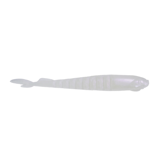 Zerek Inzeption Zig Minnow 5 Inch 7g Soft Plastic Lure 5 Pack - Pearl