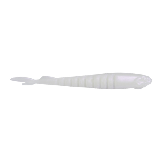 Zerek Inzeption Zig Minnow 7.5 Inch 11g Soft Plastic Lure 3 Pack - Pearl