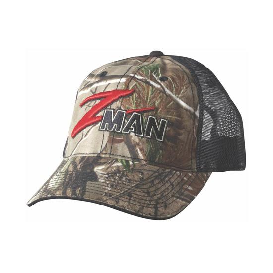 ZMan Lures ZMan Trucker Fishing Cap in Realtree Camo - Adjustable Fishing Hat