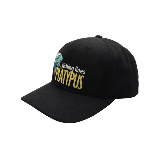 Platypus Fishing Lines Black Cap - Fishing Hat with Adjustable Snap Closure