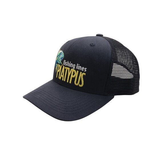 Platypus Fishing Lines Navy Blue Trucker Cap with Adjustable Snap Closure