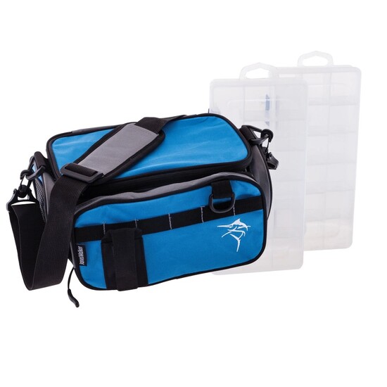 Medium Jarvis Walker Soft Sided Tackle Bag with 2 Lure Trays