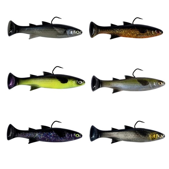 Zman 4.5 Inch Mulletron LT Rigged Soft Plastic Fishing Lure