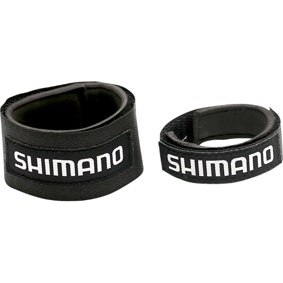 2 x Shimano Fishing Rod Wraps - Secures Fishing Rods Together - Rod Straps