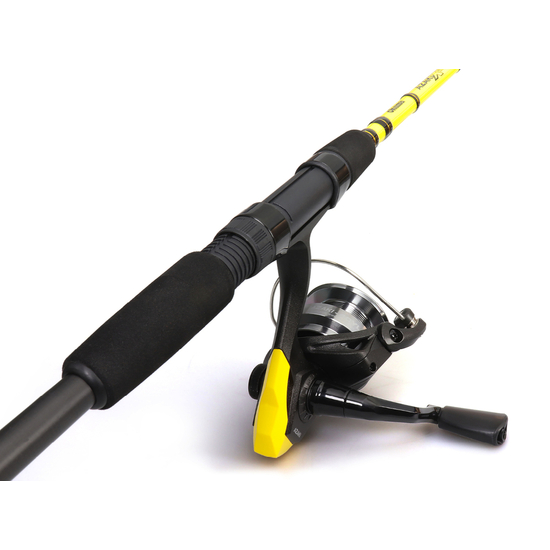 6ft Okuma 2 Piece Vibe Fishing Rod and Reel Combo Spooled with Line