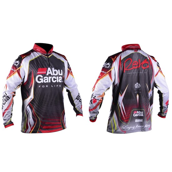 Abu Garcia Tech Pro Jersey Long Sleeve Tournament Fishing Shirt - Dye Sublimated