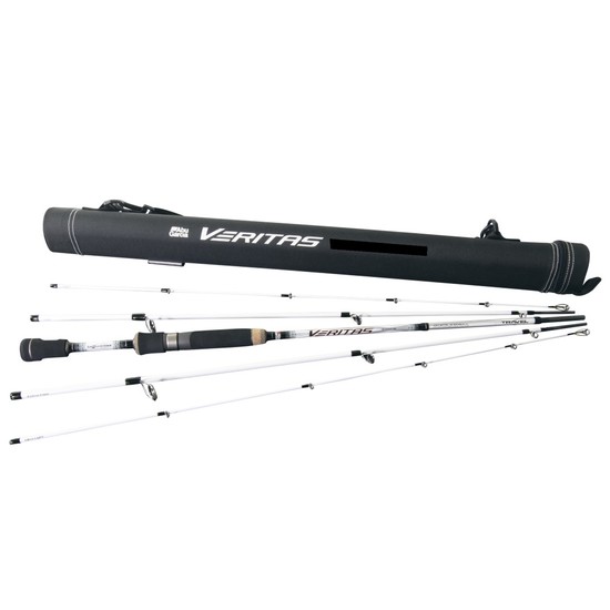 Abu Garcia 5 Piece Veritas 3.0 Travel Rod - Graphite Spin Rod with Travel Tube