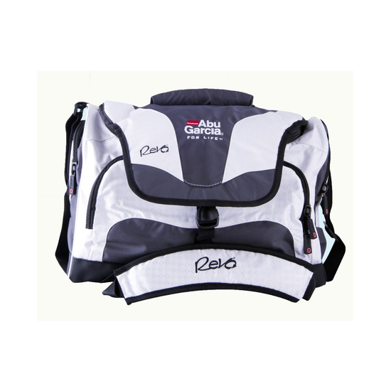Abu Garcia Large Revo Elite Tackle Bag with 3 Tackle Boxes & Multiple Storage