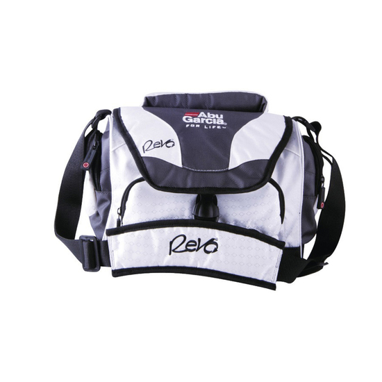 Abu Garcia Small Revo Tackle Bag with 2 Tackle Boxes & Multiple Storage Pockets
