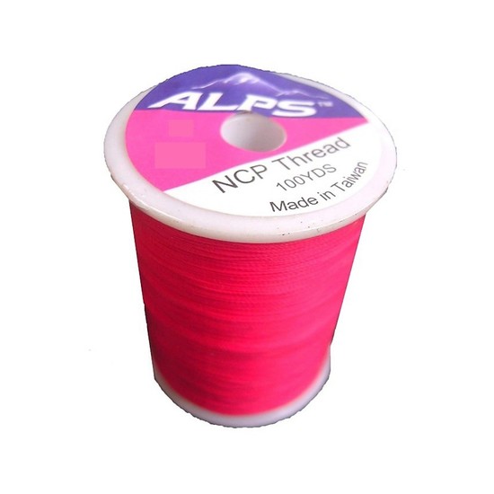 Alps 100yds of Hot Pink Rod Wrapping Thread - Size A (0.15mm) Rod Binding Cotton