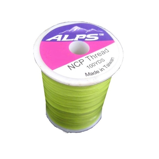 Alps 100yds of Spring Green Rod Wrapping Thread - Size A (0.15mm) Rod Binding Cotton