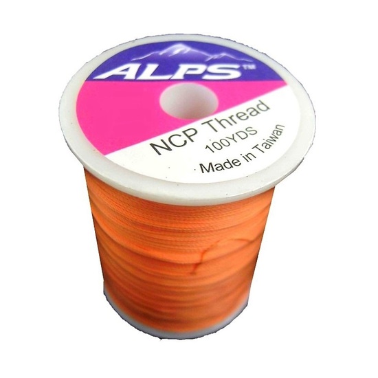Alps 100yds of Orange Rod Wrapping Thread - Size A (0.15mm) Rod Binding Cotton