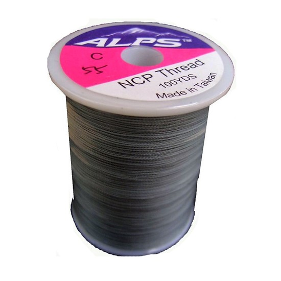 Alps 100yds of Grey Rod Wrapping Thread - Size C (0.2mm) Rod Binding Cotton