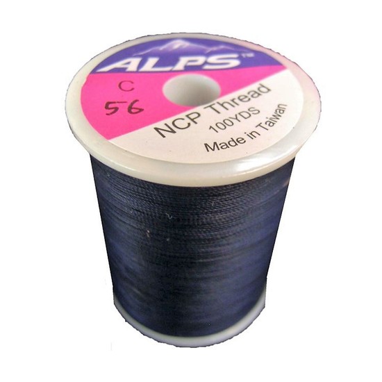 Alps 100yds of Deep Blue Rod Wrapping Thread - Size C (0.2mm) Rod Binding Cotton