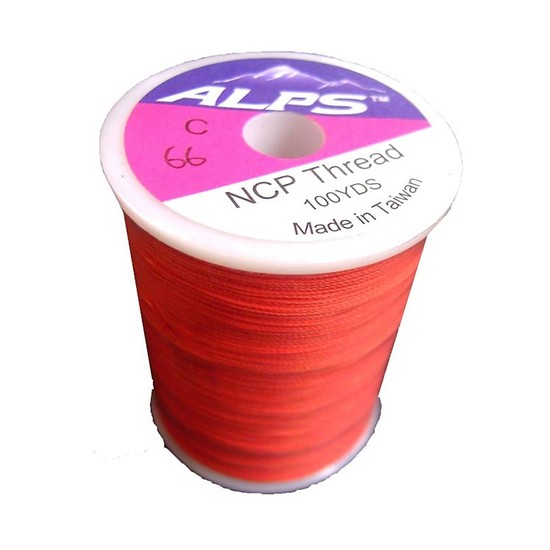 Alps 100yds of Brown/Orange Rod Wrapping Thread - Size C (0.2mm) Rod Binding Cotton