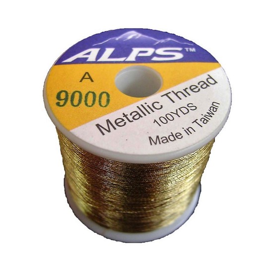 Alps 100yds of Metallic Pale Gold Rod Wrapping Thread-Size A (0.15mm) Thread