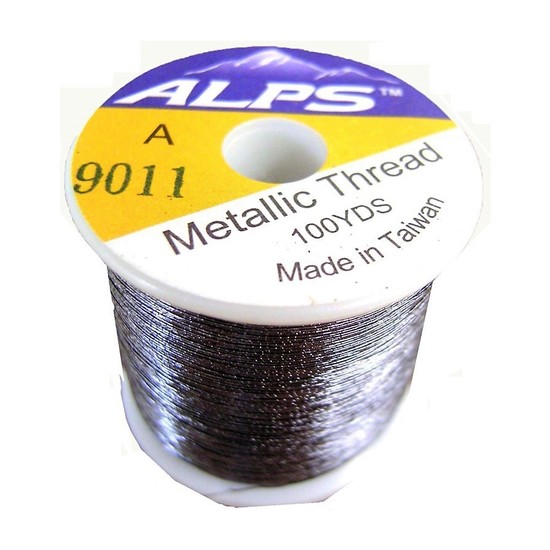 Alps 100yds of Metallic Grey Rod Wrapping Thread-Size A (0.15mm) Thread