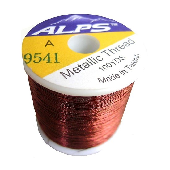 Alps 100yds of Metallic Brown Rod Wrapping Thread-Size A (0.15mm) Thread