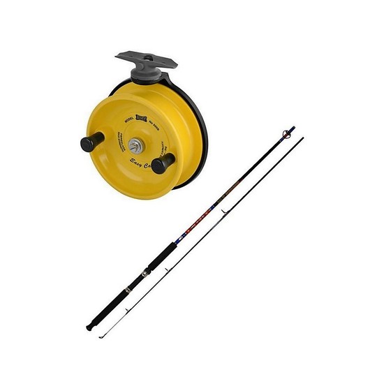 Alvey 7ft 2 Pce 2-4kg Fishing Rod & Reel Combo-500B Alvey Reel Spooled With Line