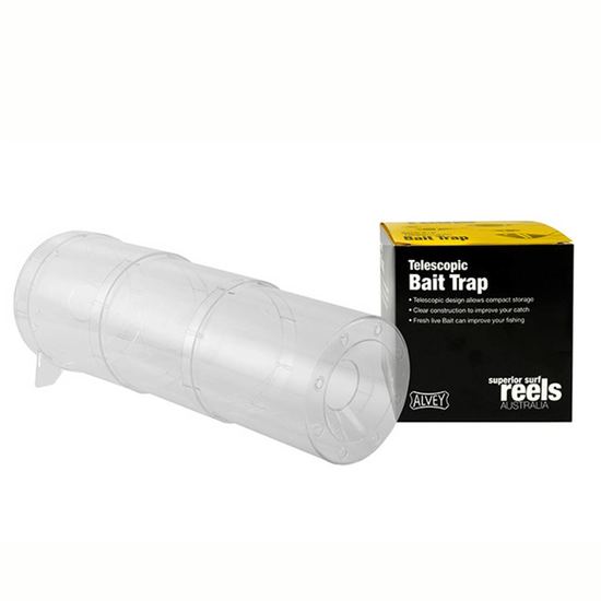 Alvey Live Bait Trap - Telescopic Poddy Mullet Trap - Bait Fish Trap
