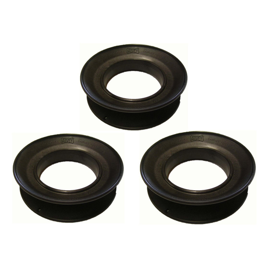 3 X Alvey Heavy Duty 10" Hand Casters - Made In Australia - Bulk Pack