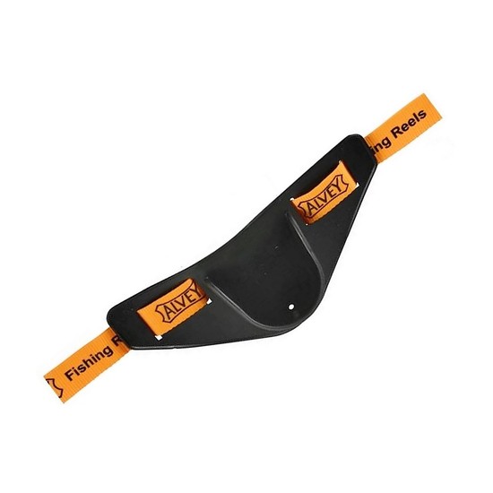 Alvey Moulded Rubber Rod Bucket - Rod Butt Rest With Quick Release Belt