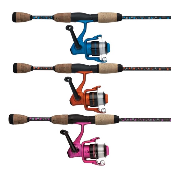 6ft Shakespeare Amphibian 6-12lb Fishing Rod and Reel Combo-2Pce with Cork Grips