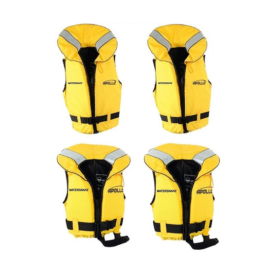 2 X Watersnake Apollo Adult or Child Life Jackets - Red Level 100 PFDs