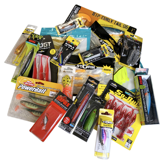 Assorted Lures Mixed Mega Bundle-20 Assorted Lures-Rapala, Zerek, Storm, Berkley