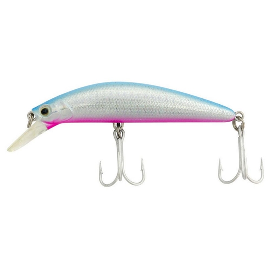 90mm Zerek Cavalla Long Casting Hard Body Minnow Lure - Blue/Pink