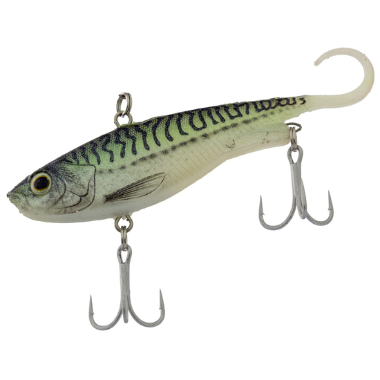 95mm Zerek Fish Trap Soft Vibe Lipless Crankbait Lure - Slimy Mackerel