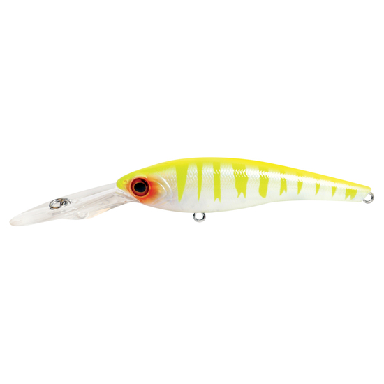 120mm Zerek Tango Shad Hard Body Fishing Lure - Chartreuse Tiger