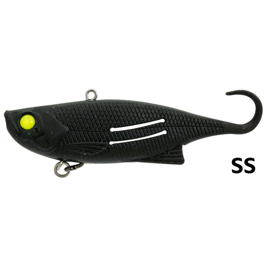 95mm Zerek Weedless Fish Trap Soft Vibe Fishing Lure - Sunset