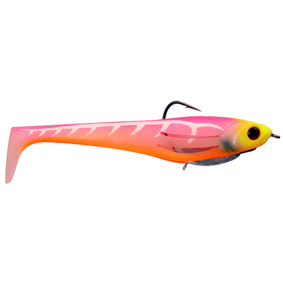Zerek 5 Inch Flat Shad Pro Weedless Paddle Tail Soft Plastic Lure - Fat Betty