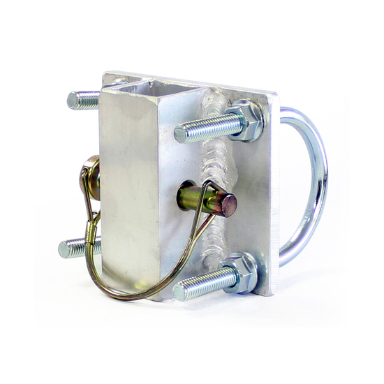 Removable Base to Suit Wilson Removable Bull Bar Fishing Rod Holder - Base Only