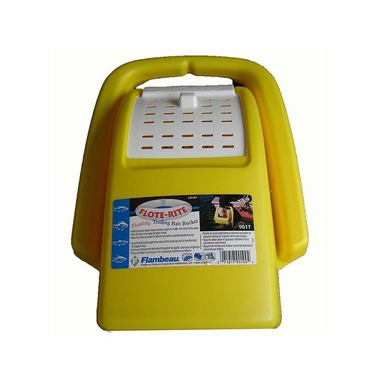 Flambeau Floating Live Bait Bucket-Ideal For Kayaking & Trolling-Made In U.S.A.