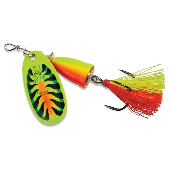 3/8oz Blue Fox Classic Vibrax Foxtail Spinnerbait Fishing Lure - Firetiger