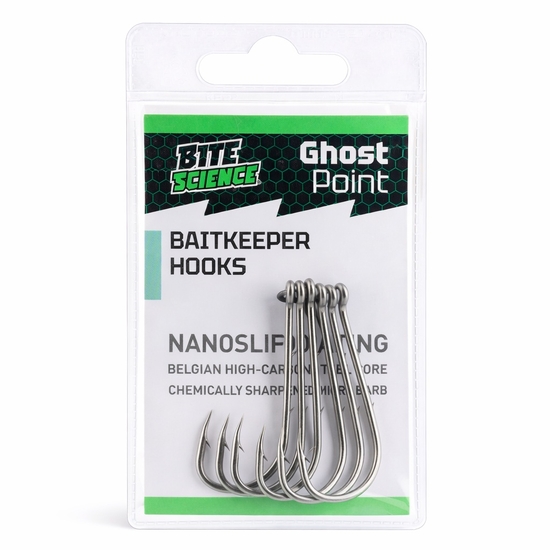 Bite Science Ghostpoint Chemically Sharpened Baitkeeper Hooks