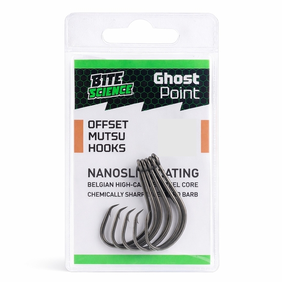 Bite Science Ghostpoint Chemically Sharpened Offset Mutsu Hooks