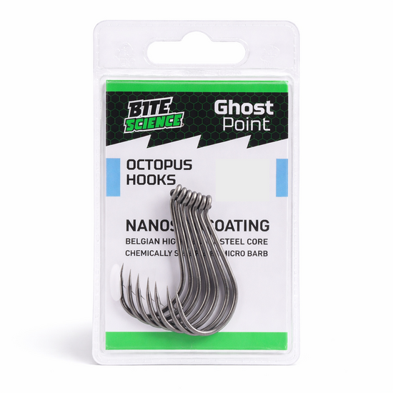 Bite Science Ghostpoint Chemically Sharpened Octopus Hooks