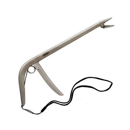 Berkley Stainless Steel Fish Hook Remover with Lanyard - Spring Loaded Trigger