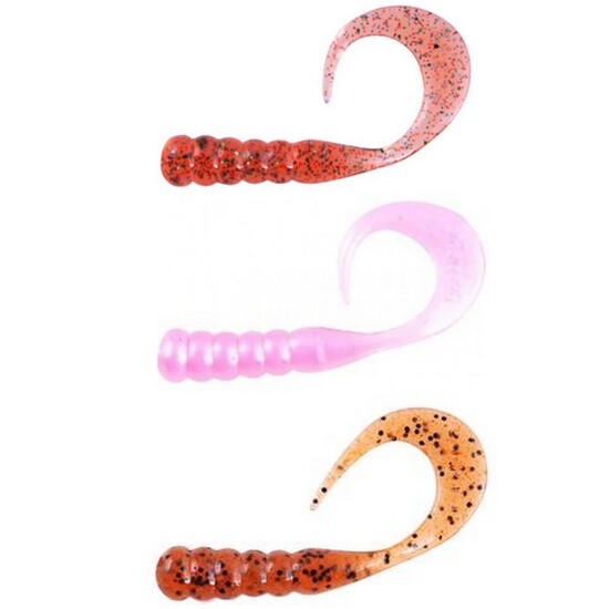 20 Pack of 2 Inch Berkley Powerbait Ribbontail Grubs -Soft Plastic Fishing Lures