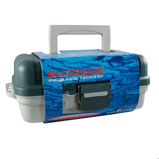 Surecatch 125 Piece Supreme Fishing Tackle Kit