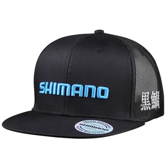 Shimano Brenous Kanji Fishing Cap - Truckers Cap with Adjustable Strap