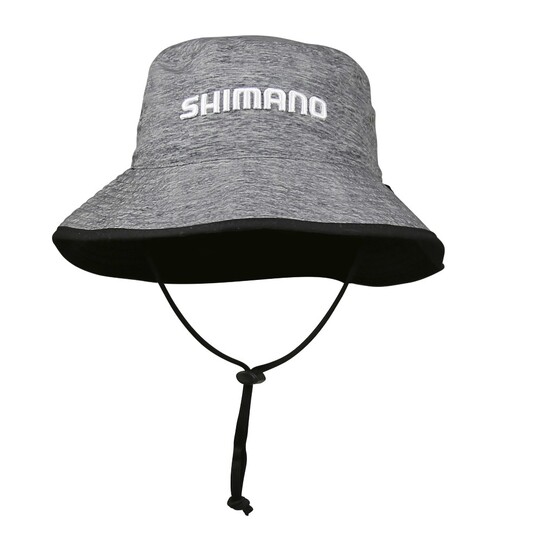 Shimano Dark Wash Bucket Hat with Draw String