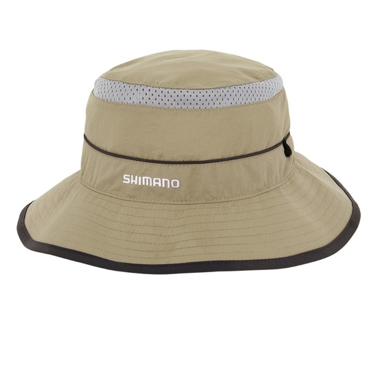 Shimano Olive Vented Bucket Hat - Breathable Fishing Hat