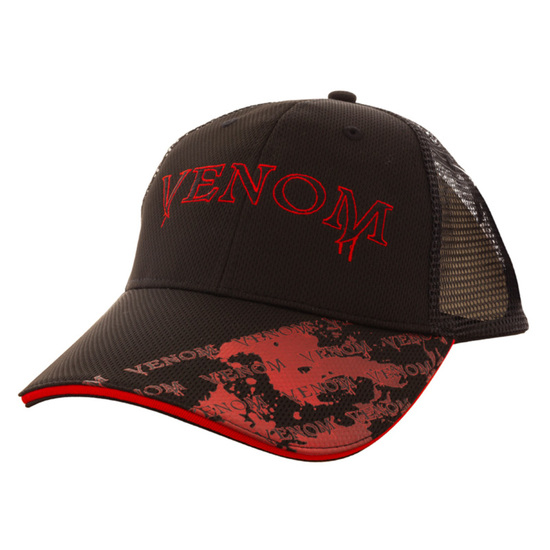 Venom Embroidered Trucker Fishing Cap With Breathable Mesh Back