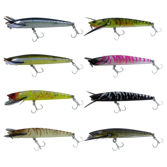 95mm Chasebait Skinny Dog Top Water Fishing Lure - Surface Walker Hardbody Lure