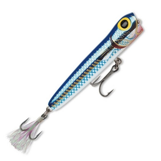 11cm Storm Saltwater Rattlin' Chug Bug Topwater Lure - Metallic Blue Mullet