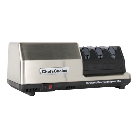  Chef's Choice 2100 Commercial Edge Select Diamond Hone Electric Knife Sharpener